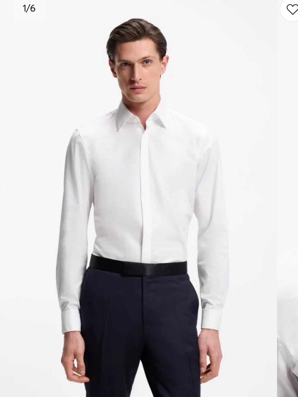 Hugo Boss White Dress Shirt - slim fit